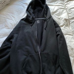 Fruit of the Loom black zip up